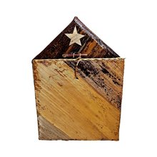 African Handmade Boxed Banana Fiber Nativity Scene
