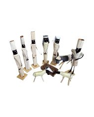 Handmade Corn Dolls Nativity Set