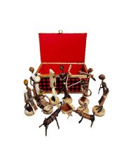 Maasai Shuka Banana Fiber Nativity