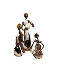 Handmade African Banana Fiber Nativity Wise Men