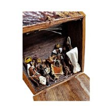 Unique Open Box Handmade African Nativity Set