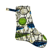 Small Kitenge Christmas Stocking Mixed Tones