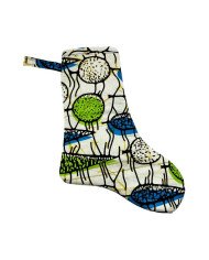 Small Kitenge Christmas Stocking Mixed Tones