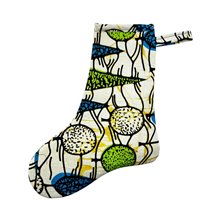 Small Kitenge Christmas Stocking Mixed Tones