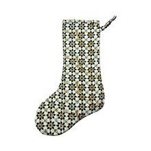 Large Kitenge Christmas Stocking Flower Pattern