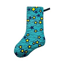Handmade Star Kitenge Christmas Stocking
