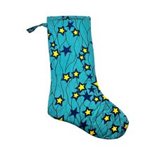 Handmade African Kitenge Christmas Stocking Stars