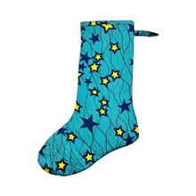 Handmade Kitenge African Christmas Stocking Stars
