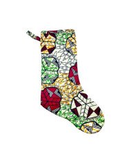 Large Kitenge Christmas Stocking Blocks