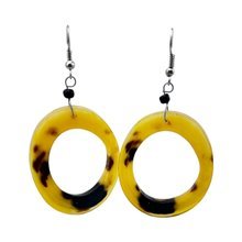 Cow Horn Bead Earrings