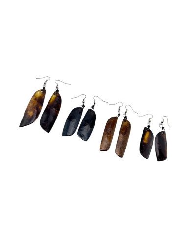 Variety Handmade Kona Cow Horn Earrings