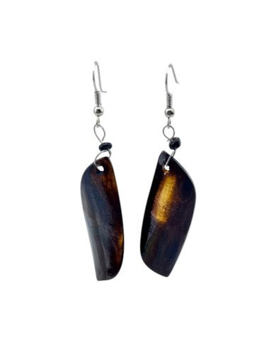 Kona Cow Horn African Handmade Earrings
