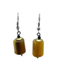 Cow Horn Bead Earrings