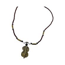 Jibu Brown Beaded Necklace