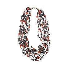 Kenya Mixed Seed Bead Multi Strand Necklace