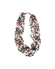 Kenya Mixed Seed Bead Multi Strand Necklace