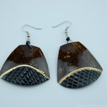 Coconut Shell Earrings 742-4-49