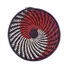 Savanna Ember Weave Uganda Bukedo Raffia Basket