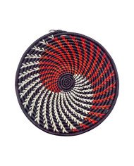 Savanna Ember Weave Uganda Bukedo Raffia Basket