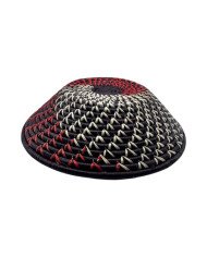 Maroon Uganda Bukedo Raffia Basket