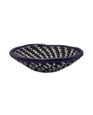 Maroon Handwoven Ugandan Basket