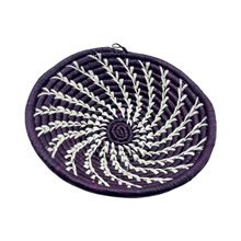 Handwoven Maroon Drift Uganda Basket