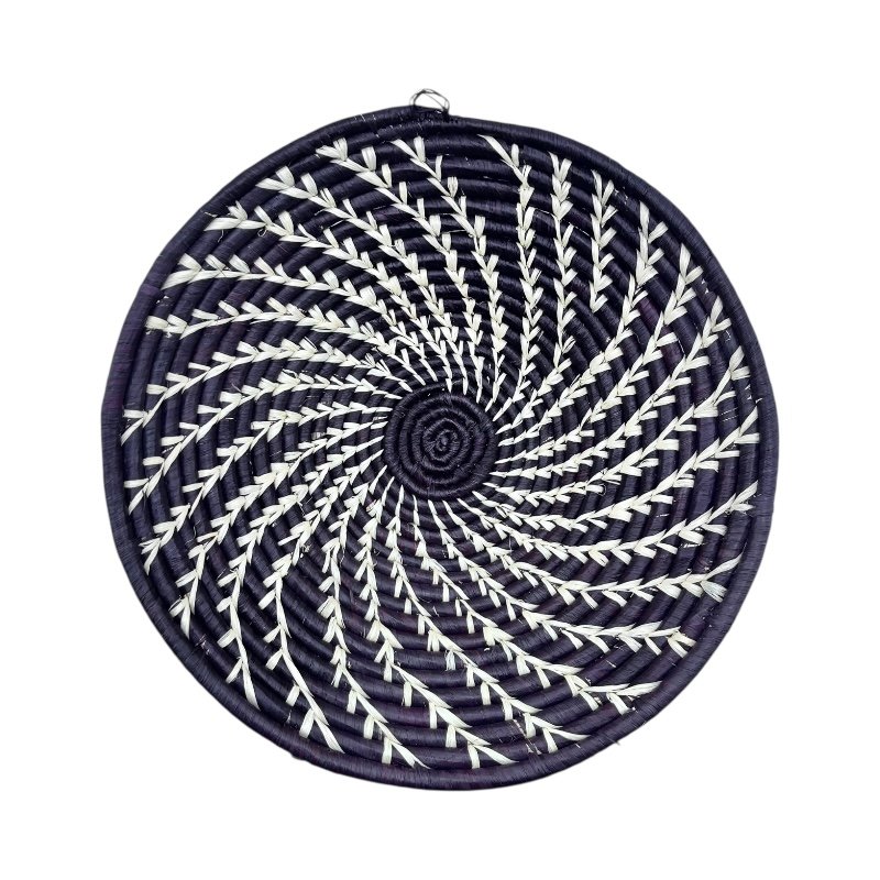 Mini Maroon Drift Uganda Bukedo Raffia Basket