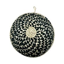 Uganda Emerald Night Handwoven Mini Raffia Basket