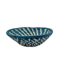 Handmade Seafoam Drift Mini Uganda Basket