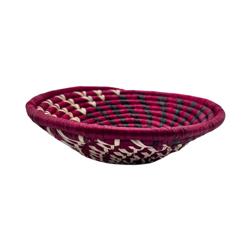 Handmade Ruby Eclipse Mini Uganda Basket