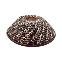 Terracotta Wave Handmade Ugandan Basket