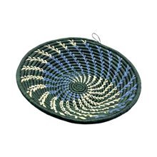 Handwoven Uganda Forest Sky Basket