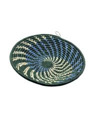 Handwoven Uganda Forest Sky Basket