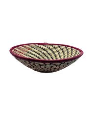 Handmade Uganda Fire & Smoke Raffia Basket