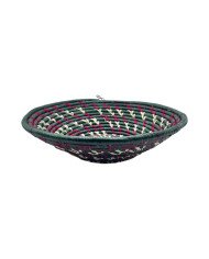 Handmade Uganda Woven Forest Flame Basket