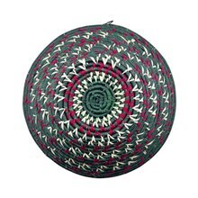 Handwoven Forest Flame Uganda Raffia Basket