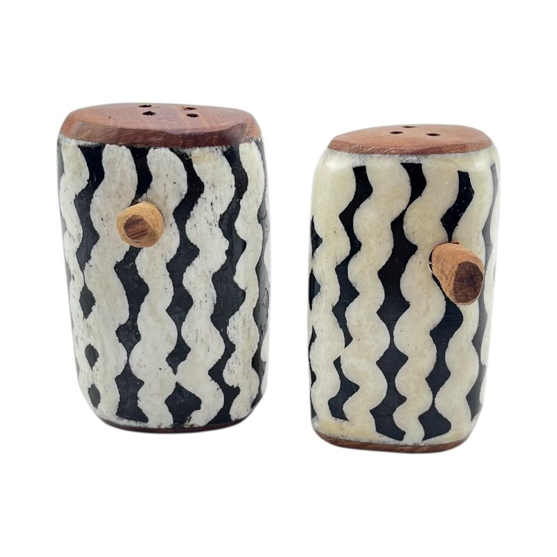Handmade Bone Safari Wave Shakers
