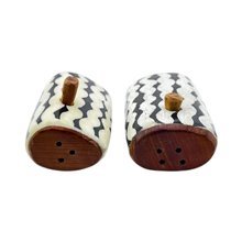 Safari Wave Handmade Bone Salt Shakers