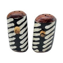 Handcarved Bone Savanna Dash Shakers