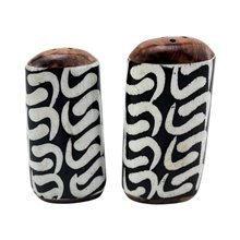 Handmade African Batik Bone Ebony Flow Shakers