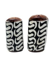 Handmade African Batik Bone Ebony Flow Shakers