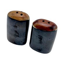 Handcarved Batik Bone Ebony Hourglass Shakers