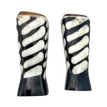 Handmade Mini Savanna Dash Batik Bone Salt Shakers