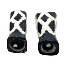 Mini Savanna Lattice Bone Salt and Pepper Shakers