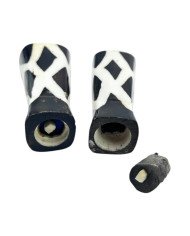 Mini Savanna Lattice African Batik Bone Shakers