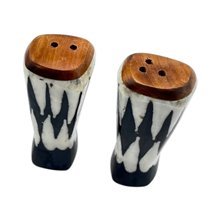 Handmade African Mini Jagged Wave Bone Shakers