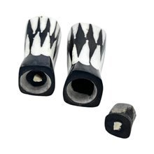 Mini Jagged Wave Batik Bone Shakers