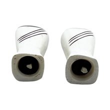 Mini Crimson Slash African Handmade Bone Shakers