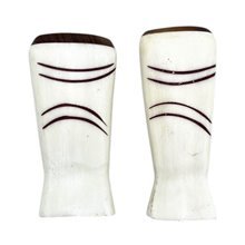 African Handmade Bone Mini Eclipse Arc Shakers