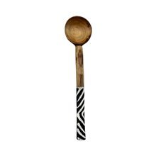 African Handmade Arrowline Batik Bone Spoon